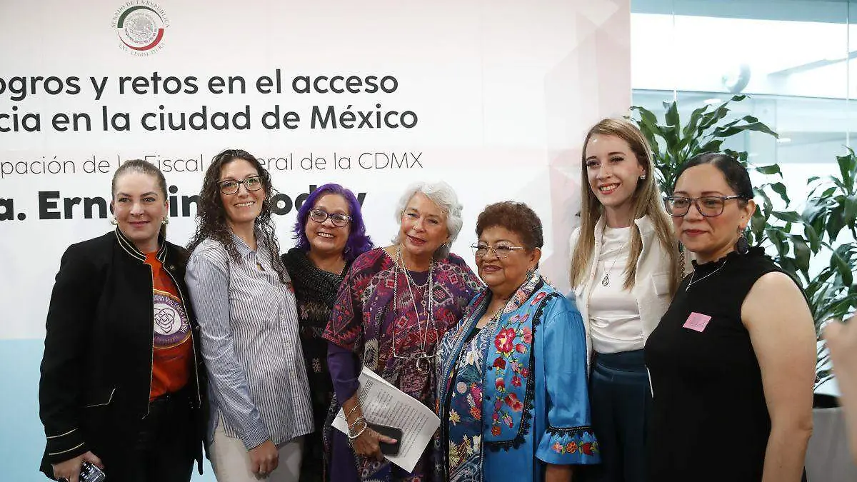 Ernestina Godoy en el Senado